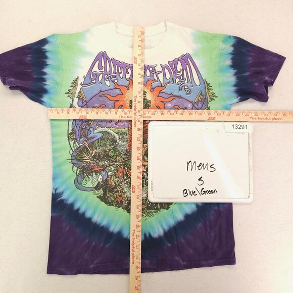Grateful Dead Band Liquid Blue Short Sleeve Graphic T Shirt Mens Size S Blue - Picture 5 of 9